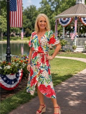 kara dress maxi ivory Kara Floral Maxi Dress Ivory